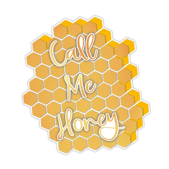 25 "Call me honey" Stickers for wholesale by Juli's Art Cafe