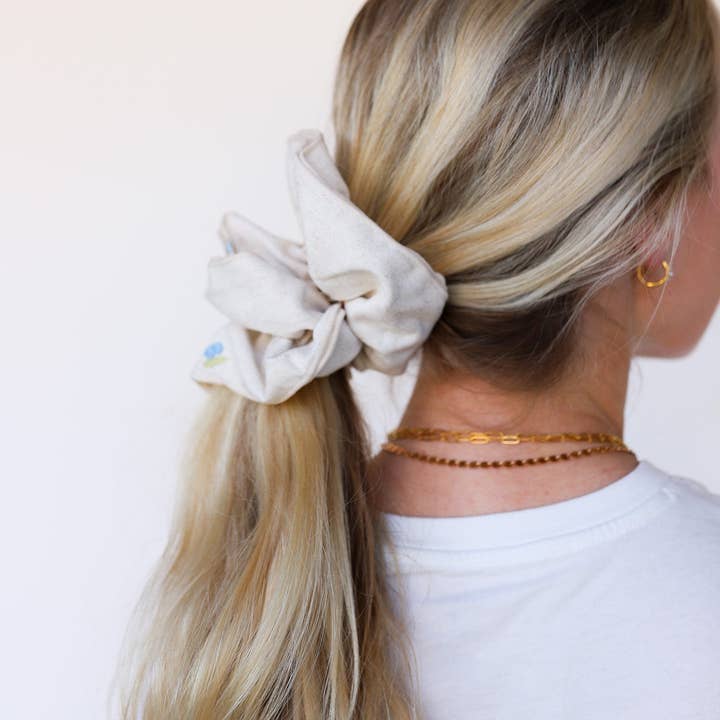 KAXI - Wholesale Scrunchie - Women's - CREAM FARMERS MARKET CORSET SCRUNCHIE3