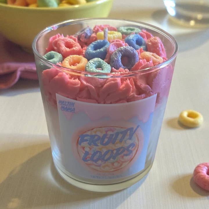 Meltin Mama - Wholesale Novelty Candle - FRUITY LOOPS DESERT CANDLE0