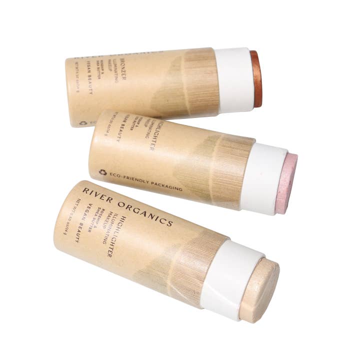 Sets de iluminadores y bronceadores para venta al por mayor de River Organics