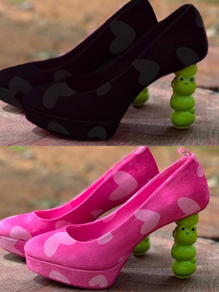 Tacchi Froggy Heart per la vendita all'ingrosso da parte di Pocket Bean