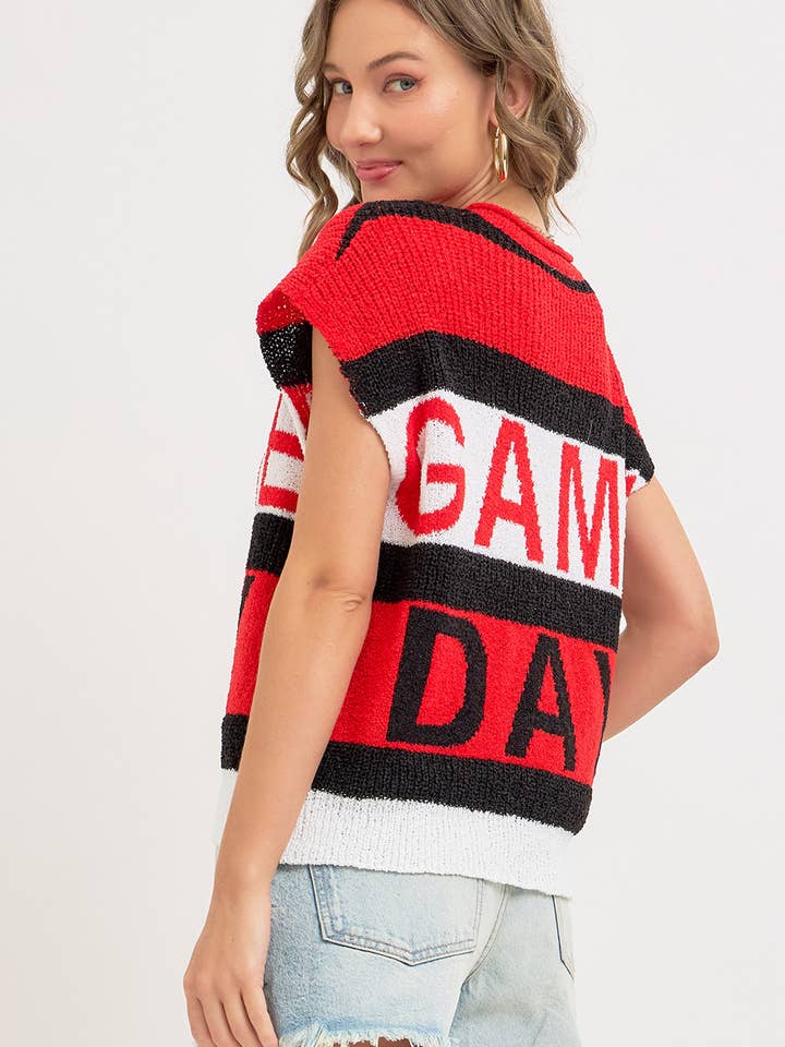 Sweet Lovely by Jen - Wholesale Knit Top - Women's - GAME DAY PERFECT FOR SHOWING OFF YOUR TEAM SPIRIT IN STYLE 4