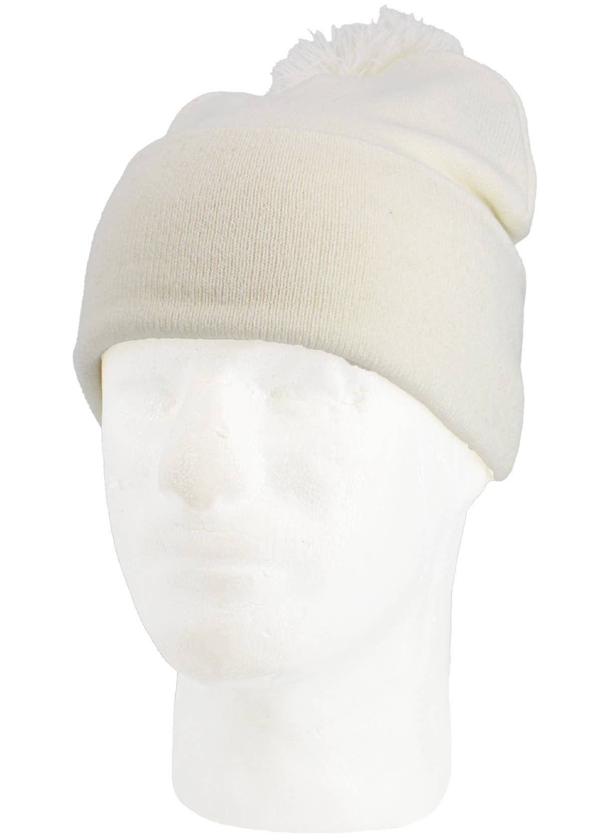 KBETHOS - Vente Bonnet – unisexe - Bonnet Blank Pom25