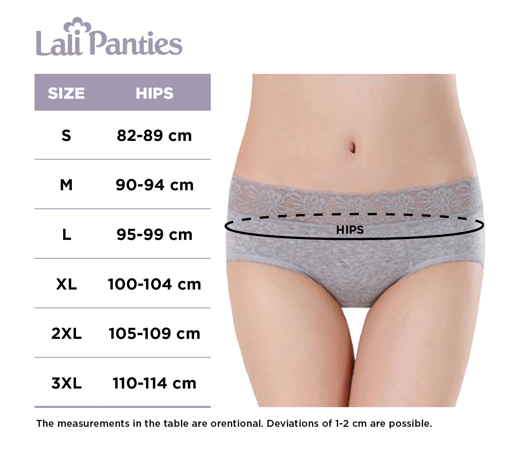 LaliCup - Wholesale Period Underwear - Women's - Grey Lali panties - Plain pattern4