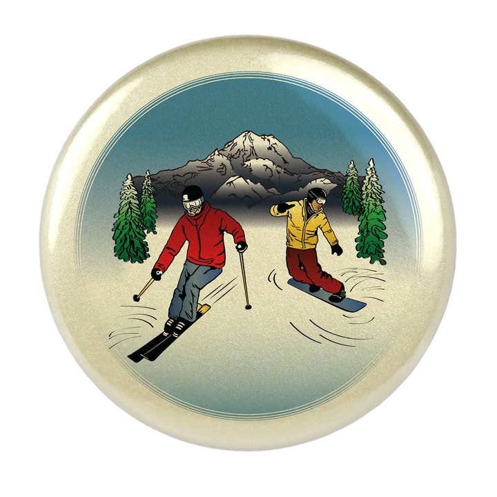 Magnete Rainier per sci e snowboard per la vendita all'ingrosso da parte di Seattle Sundries