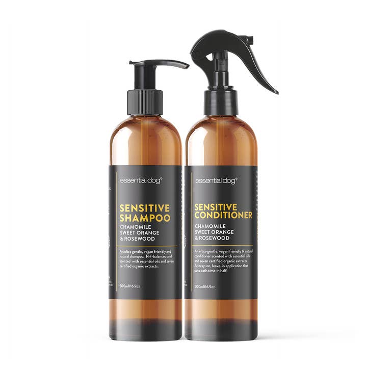 Essential Dog - Wholesale Pet shampoo – Dog - Sensitive Dog Shampoo & Conditioner (Chamomile & Rosewood)