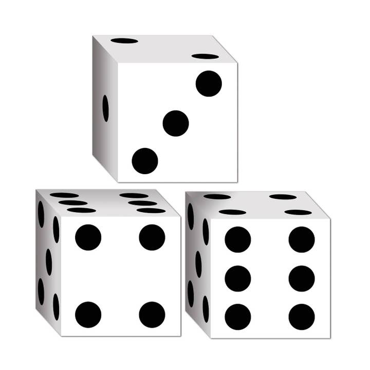 Dice Favor Boxes - 8cm x 8cm for wholesale by 360 Degrees Ltd