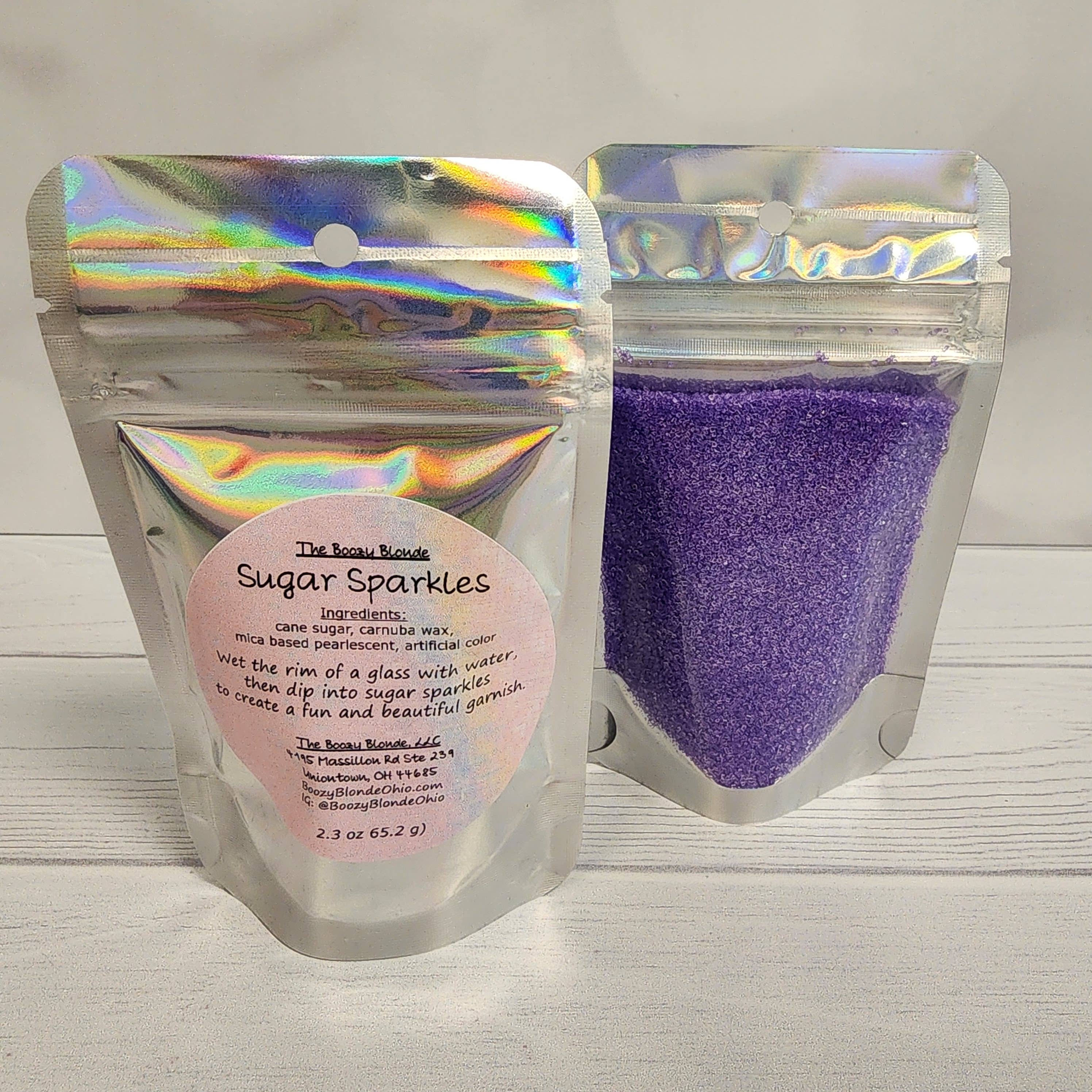 The Boozy Blonde - Wholesale Cocktail Mix/Syrup - Cocktail Garnish - Sugar Sparkles3