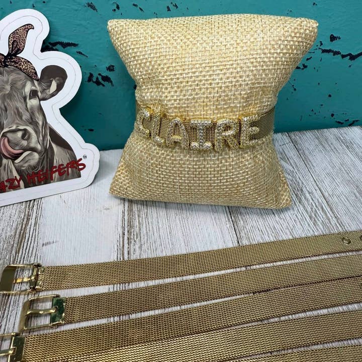 Bubble Initial Slide Charm Bracelet and other Purchase Wholesale customizable bracelets. Free Returns & Net 60 Terms on Faire trending on Faire.