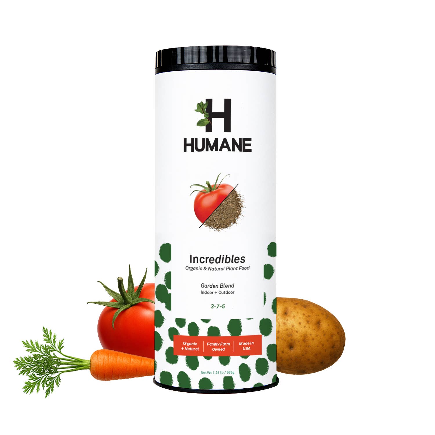 Humane – wholesale Gödsel – Superhjältarna ekologisk växtmat, 1,25 lb Shaker0