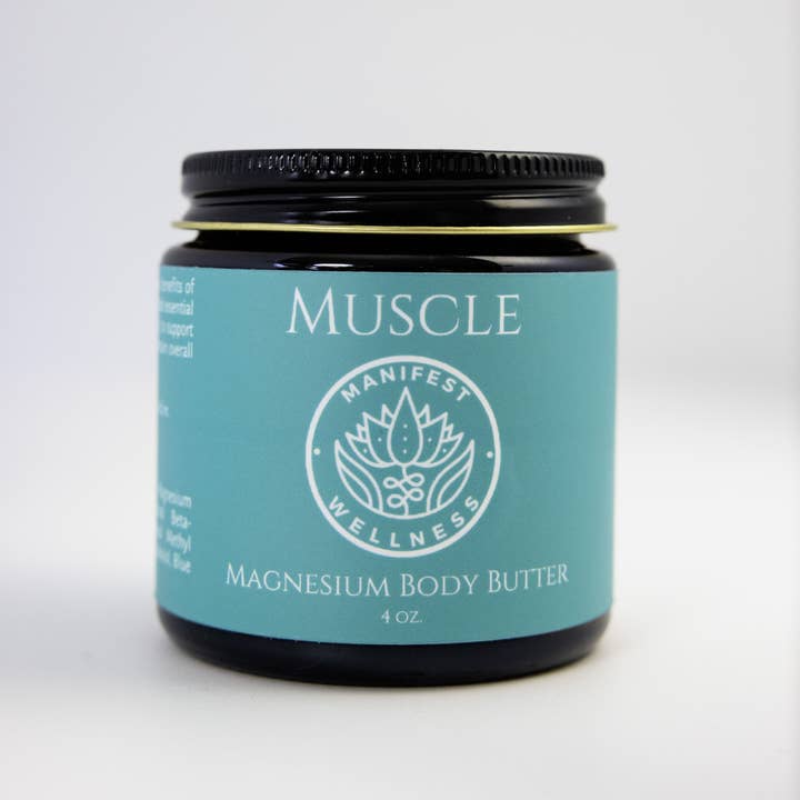 Manifest Wellness - Wholesale Body Balm/Butter - Magnesium Muscle Body Butter Organic Butters & Soothing Oils2