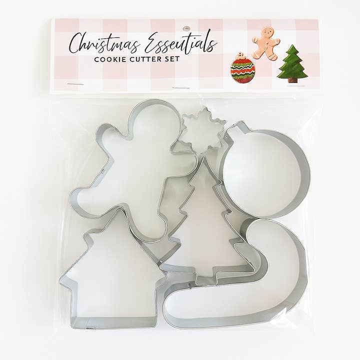 CookieCutter.com - Wholesale Cookie Cutter - Christmas Essentials Cookie Cutter 6 Pc Set HS05171