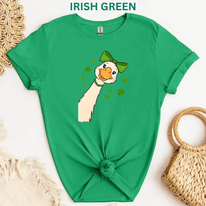Funny Lucky Goose Shirt, St Patrick’s Day Spring Sweater for wholesale by DLT Ecommerce