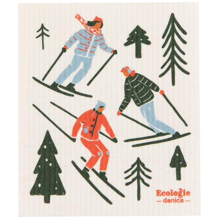 Ecologie Ski Ya Later Swedish Dishcloth for wholesale by Danica Brands
