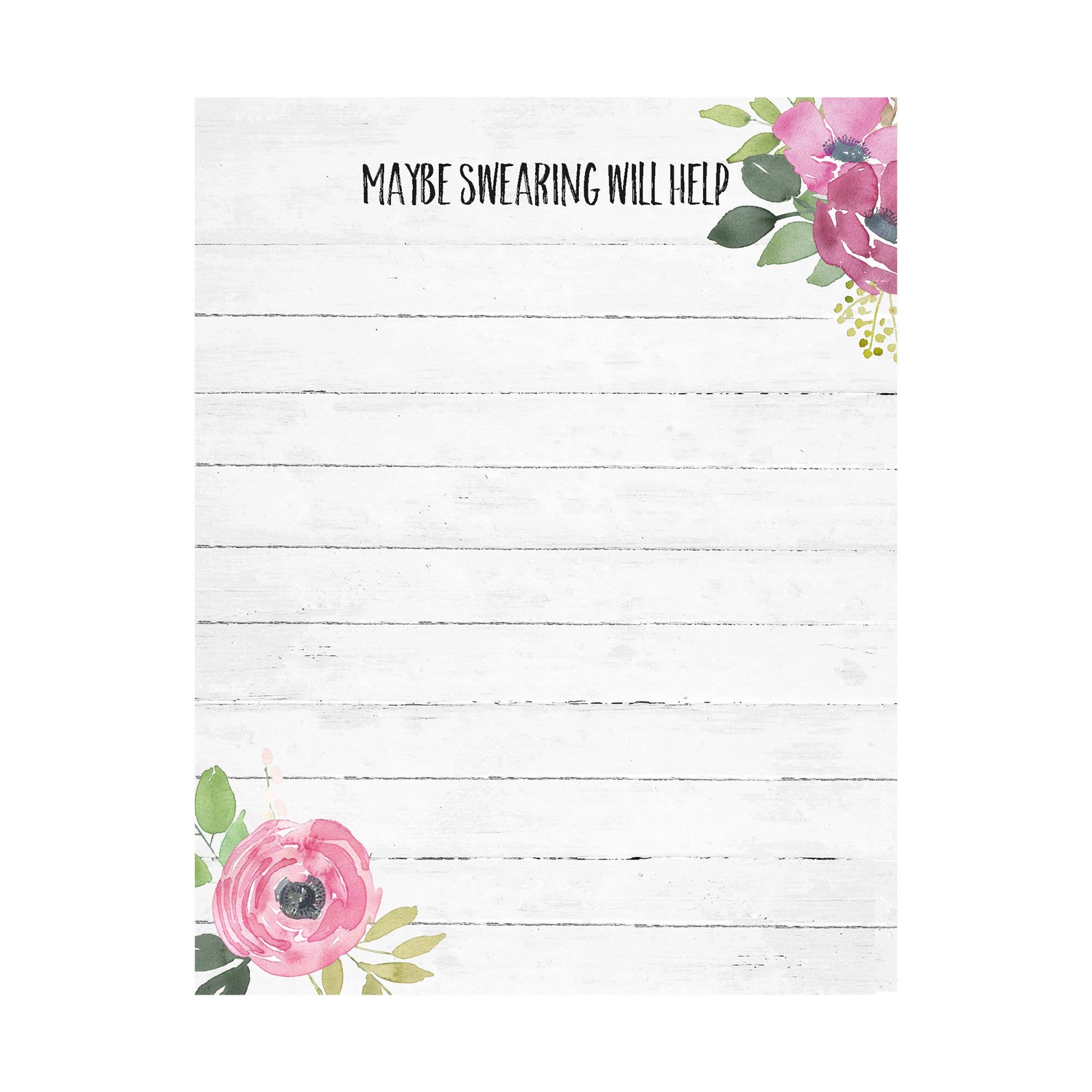 Col House Designs - Wholesale Notepad - Maybe Swearing Notepad0