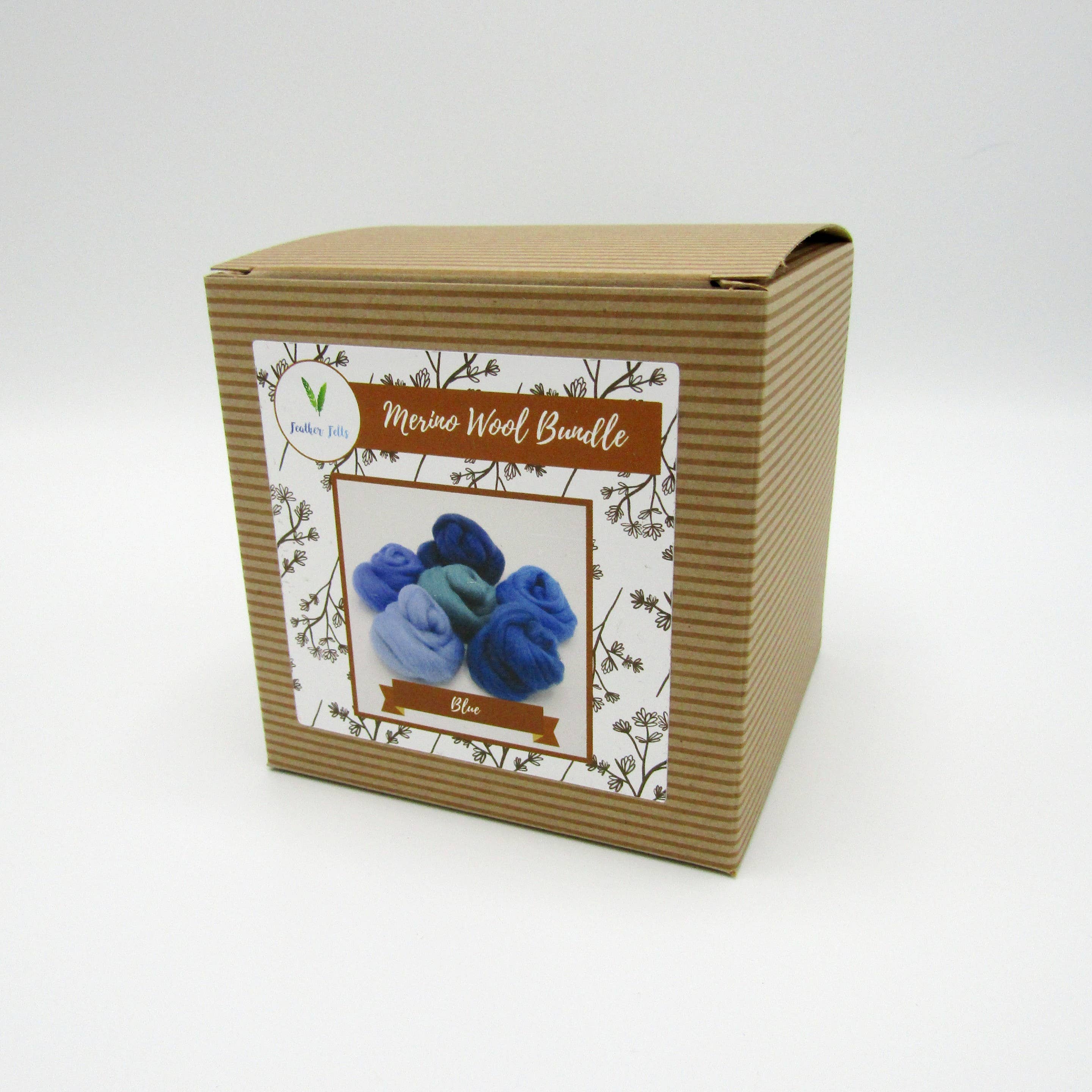 Feather Felts – wholesale Craft supplies – Blue - Wool Bundle0