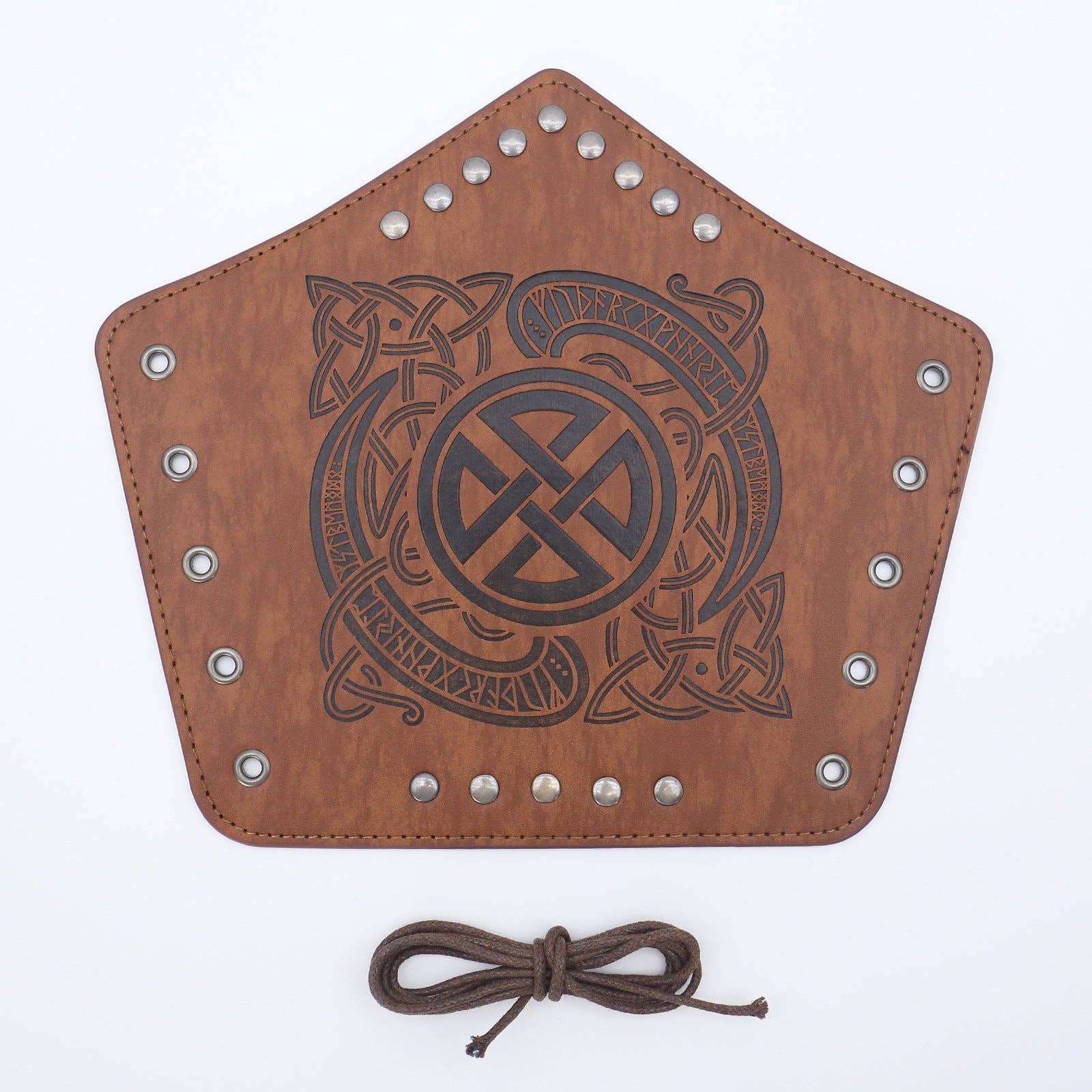 SALINA TRADING INC - Wholesale Costume – Women's - Medieval Leather Wrist Cuffs Retro Punk Arm Guards Festival Costume Accessories22