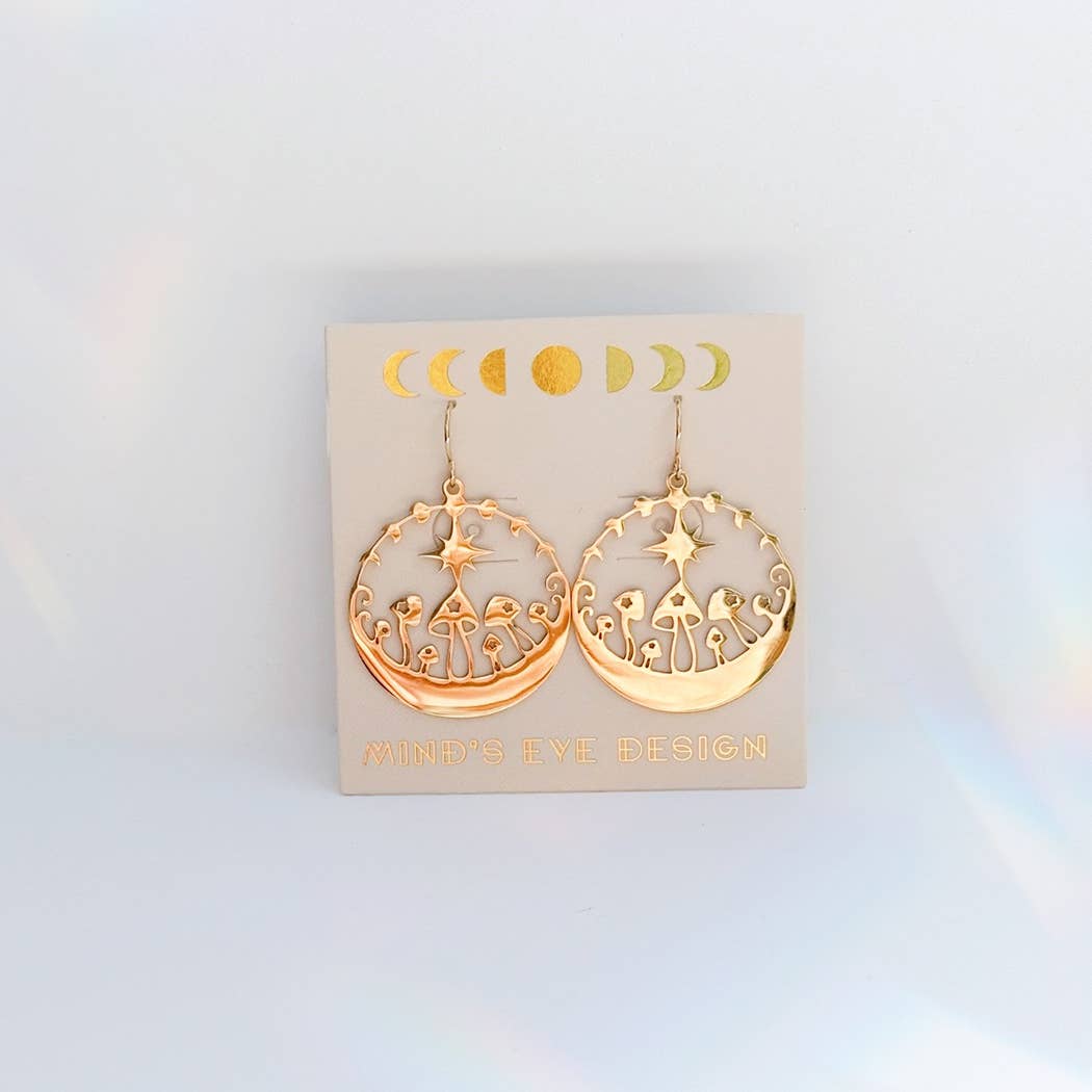 Mind's Eye Design - Wholesale Dangle Earrings - Fabulous Fungi Earrings1