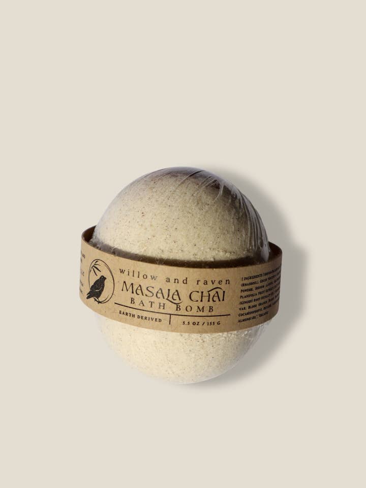 Bombe de Bain Masala Chaï pour la vente par Willow and Raven