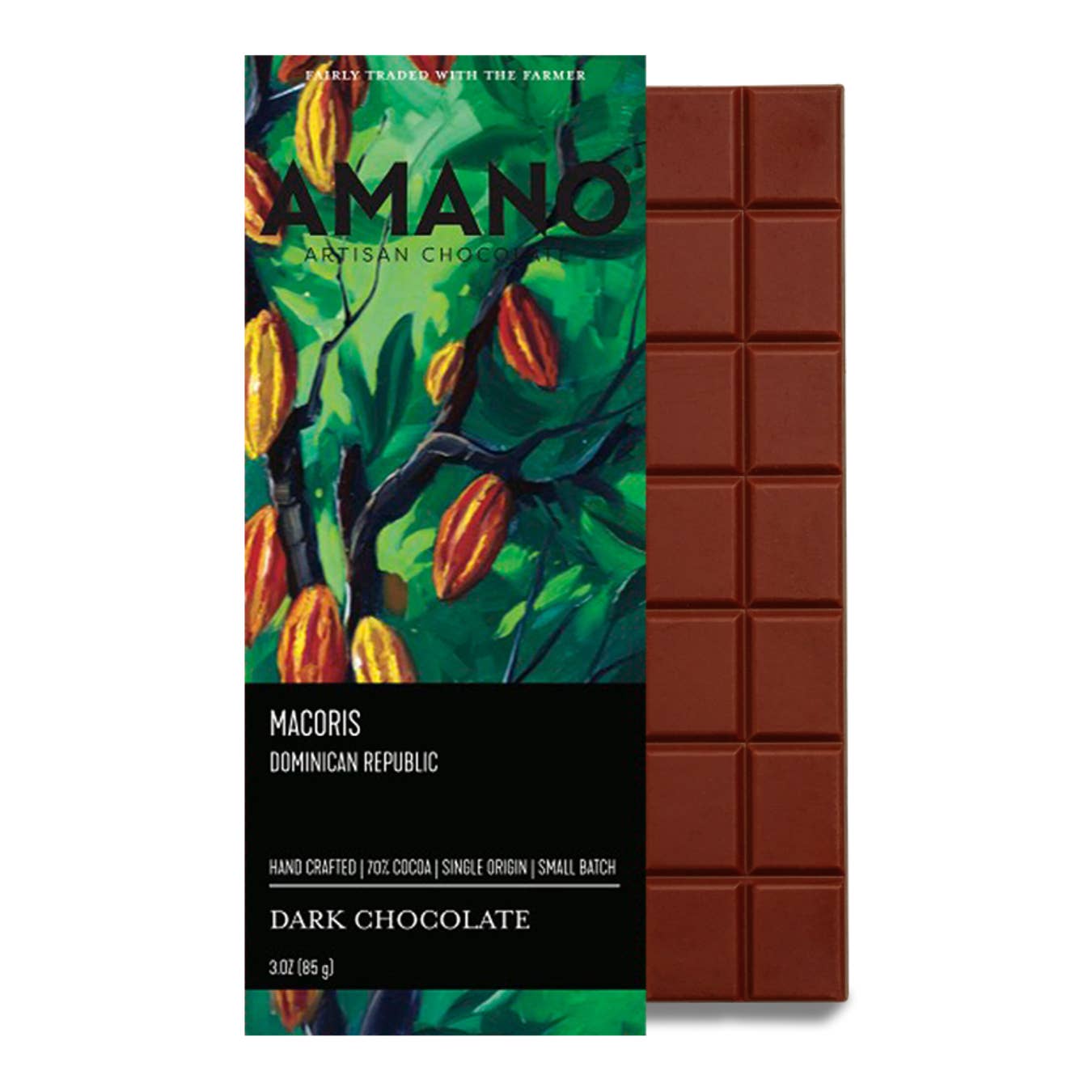 Amano Chocolate - Venta al por mayor Chocolate - Chocolate negro Macoris 70%3