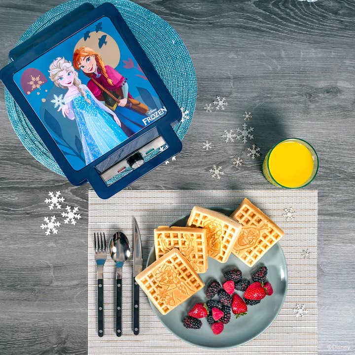 Uncanny Brands Disney Frozen Elsa, Anna, and Olaf Deluxe Waffler for wholesale by Uncanny Brands