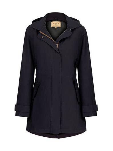 Shell Parka in Navy for wholesale by TROY London