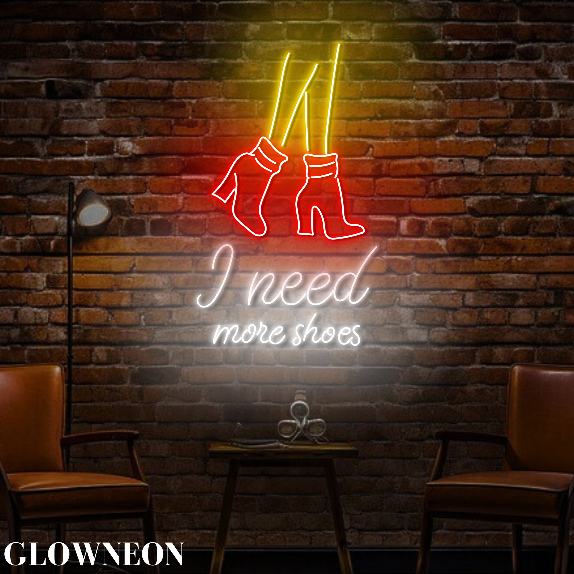 Glow Neon - Wholesale Neon Sign - I Need More Shoes Neon Sign, Women Shoe Store Led Wall Decor2