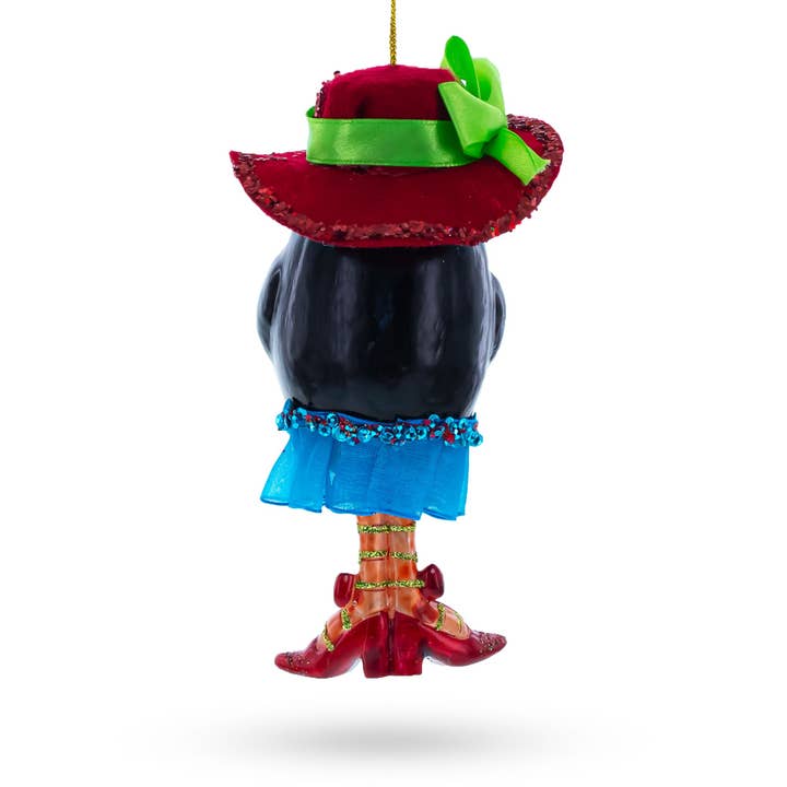 BestPysanky – Engroshandel Pynt – Stilfuld pingvin glas juleornament2