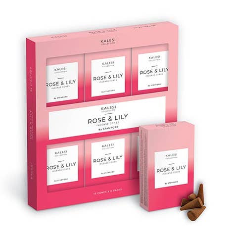 Cônes d'encens Rose & Lilly pour la vente par Kalesi Collection Ltd
