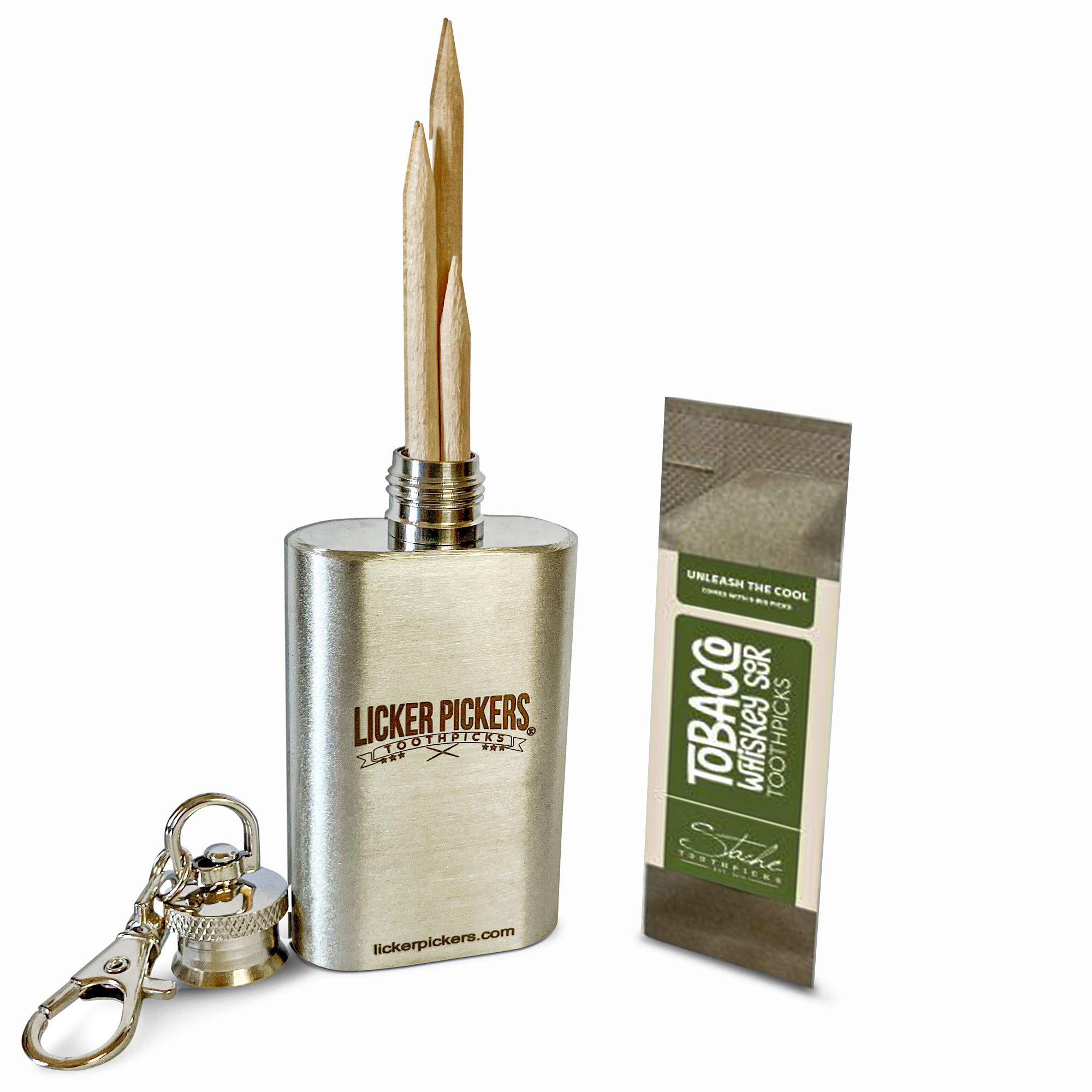 Licker Pickers Toothpicks - Vente Cure-dents - Cure-dents Stache - Collection Speak Easy18