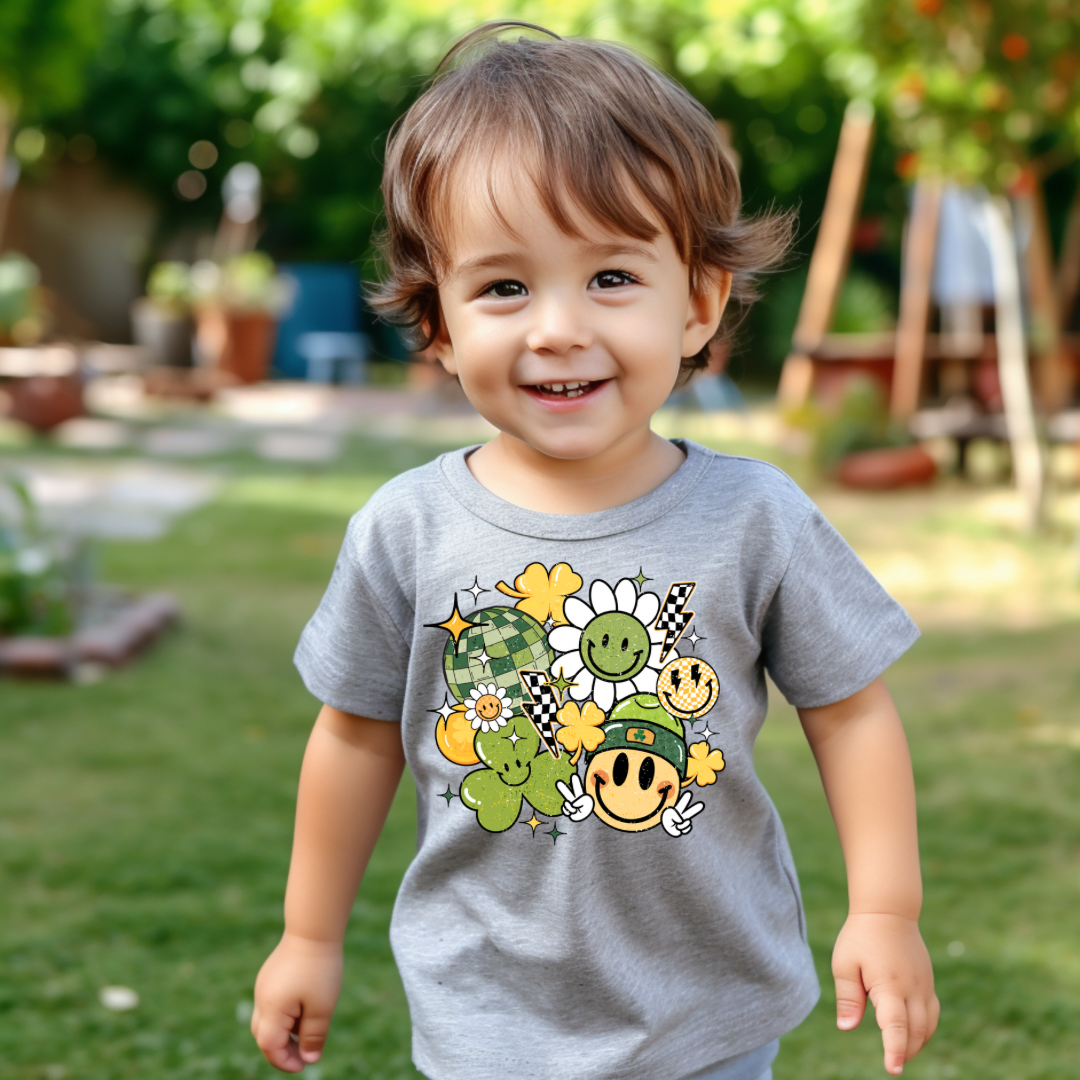 The Countryside Cottage - Wholesale Screen Printed T-Shirt - Kids - Retro St. Patricks Day Shirt - Kids1