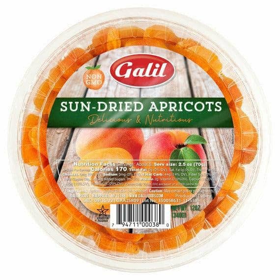 Sun-Dried Apricots | Sun-Dried | 12 oz | Galil for wholesale by Galil Brands
