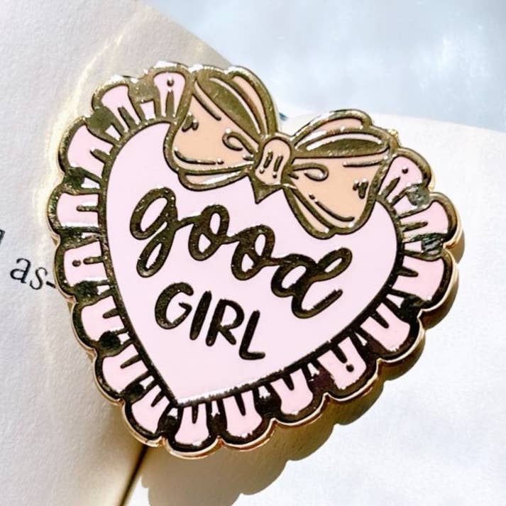 Good Girl Enamel Pin for wholesale by My Secret Copy