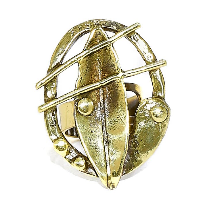 Handgefertigter Bronzering - BRN3086 für den Großhandel von Chanour