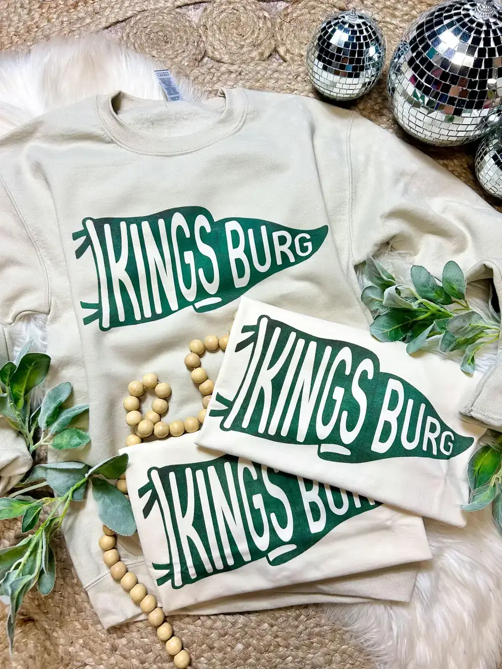 Truelove Apparel – wholesale Sweatshirt med tryck - Dam – Vintage Team Spirit Game Day T-shirt/tröja1