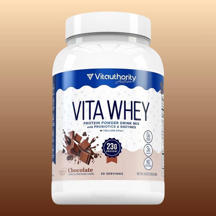 Chocolate Vita Whey Protein Powder – Fitness Support 990g for wholesale by Vitauthority