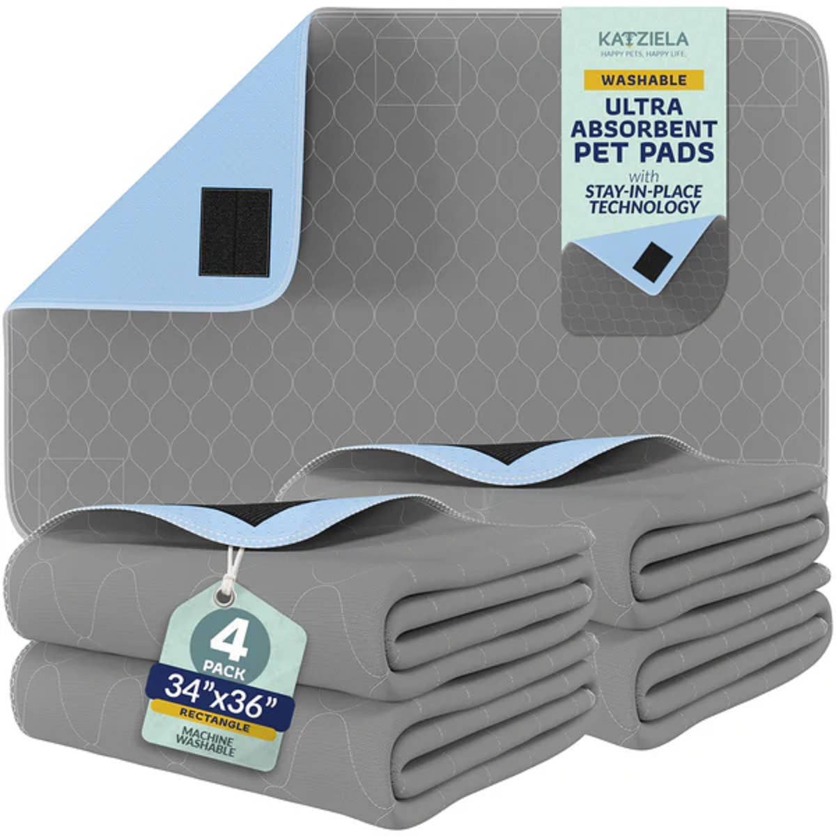 Katziela – wholesale Pet cleaning supplies – Katziela Quick-Drying Washable Pee Pads for Dogs Waterproof 4