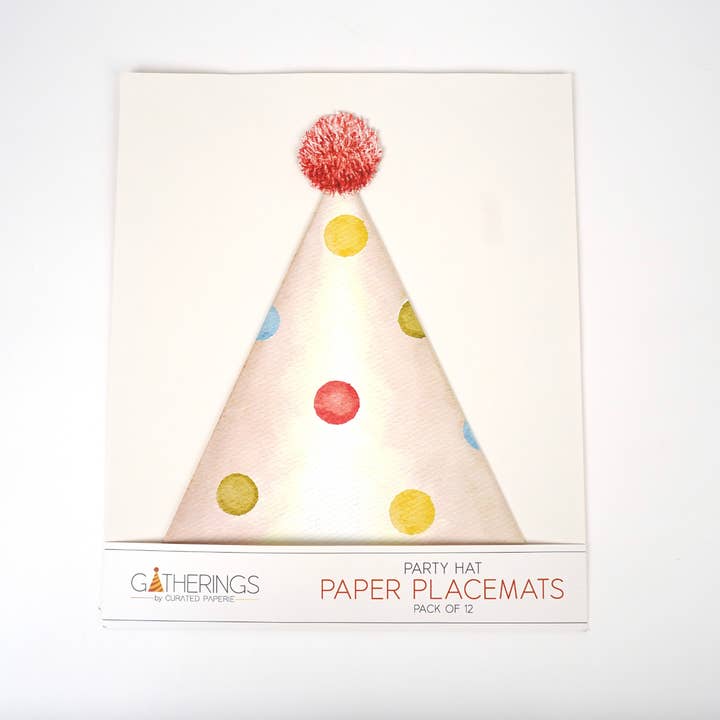 Gatherings by Curated Paperie – Engroshandel Engangdækkeserviet – Fødselsdagsfest Papirbordskånere med Festhatte3