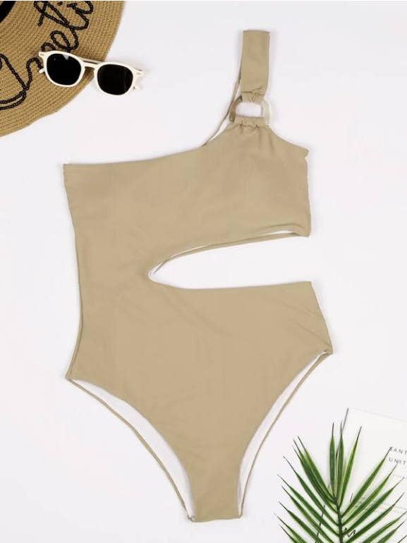 lilyandlaceboutique – wholesale Baddräkt - Dam – Sexig baddräkt med en axel i ett stycke