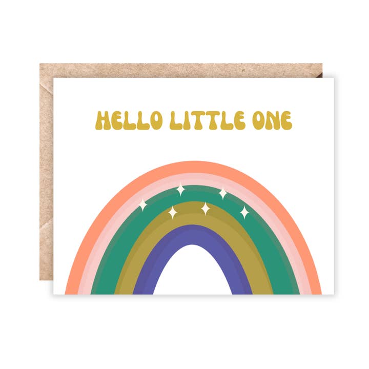 Hello Little One Card for wholesale by Jolly Rae