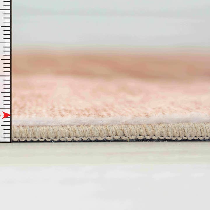 Multi Tapete de Área Interior Creme Verde Abstrato para venda a revendedores na Faire8