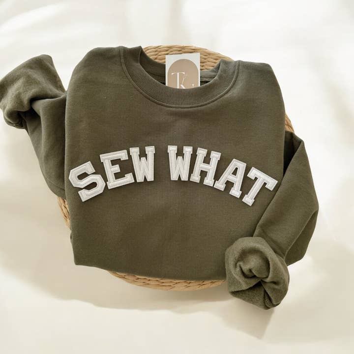 Sudadera SEW WHAT, Sudadera Divertida de Costura para venta al por mayor de Threads And Needles, INC.