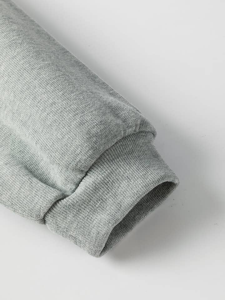 Medium Grey Side Split Drop Shoulder Oversized Sweatshirt for wholesale on Faire6