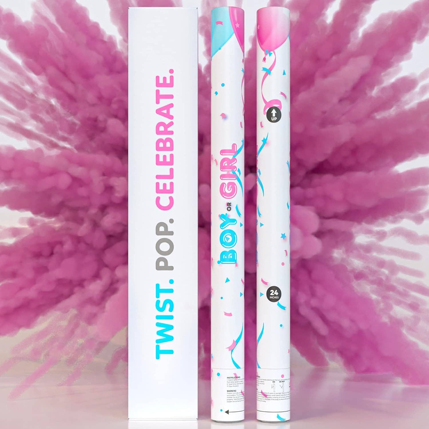 TUR Party Supplies - Wholesale Confetti - Authentic Gender Reveal Powder Popper1