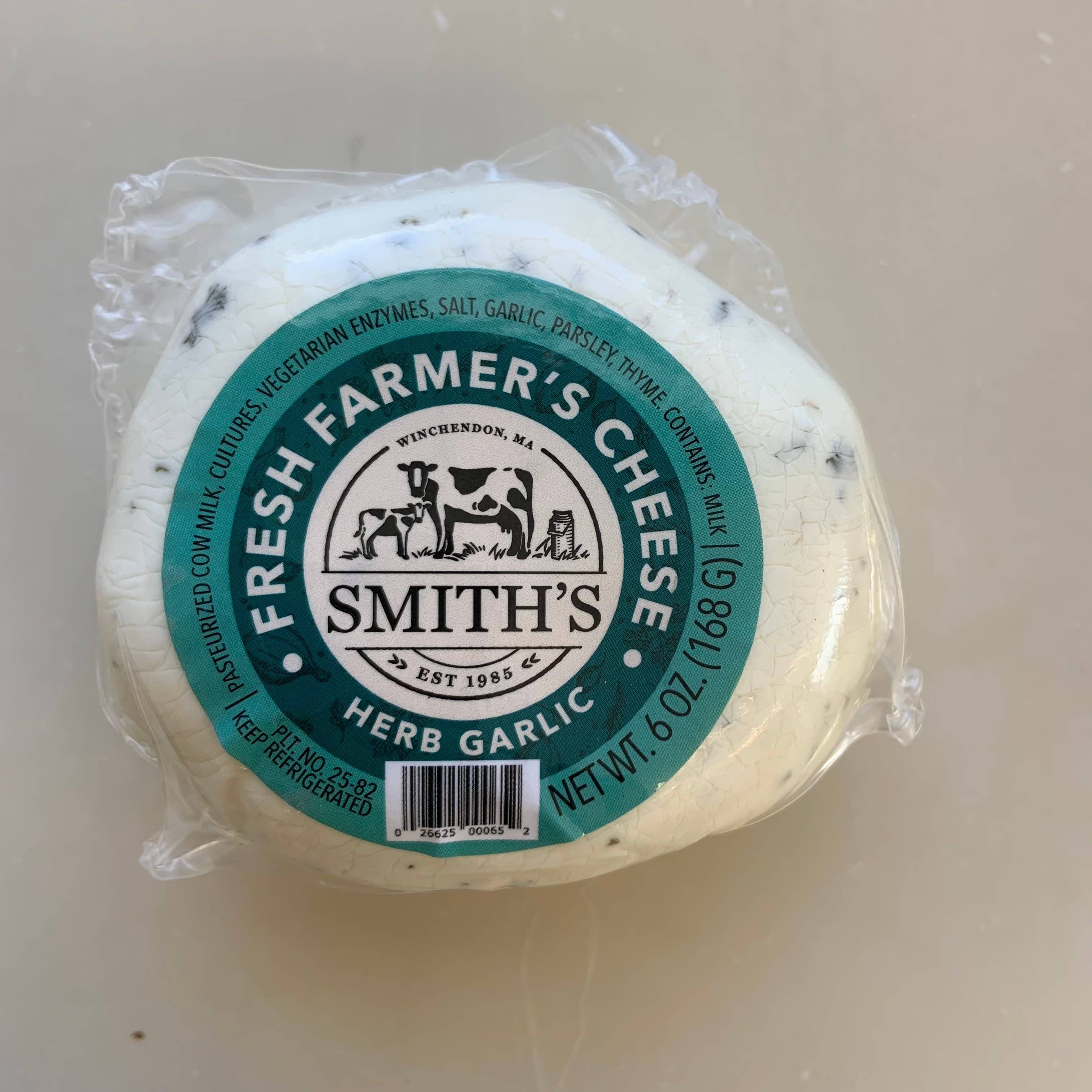 Smith's Country Cheese - Wholesale Cheese - Herb & Garlic Farmer's Cheese1