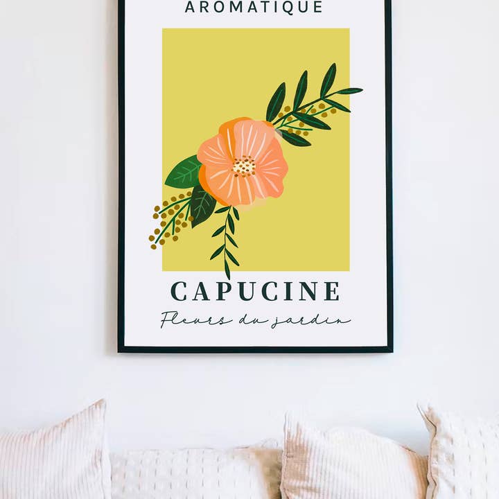 Graphijoy - Wholesale Poster - Nasturtium floral poster2