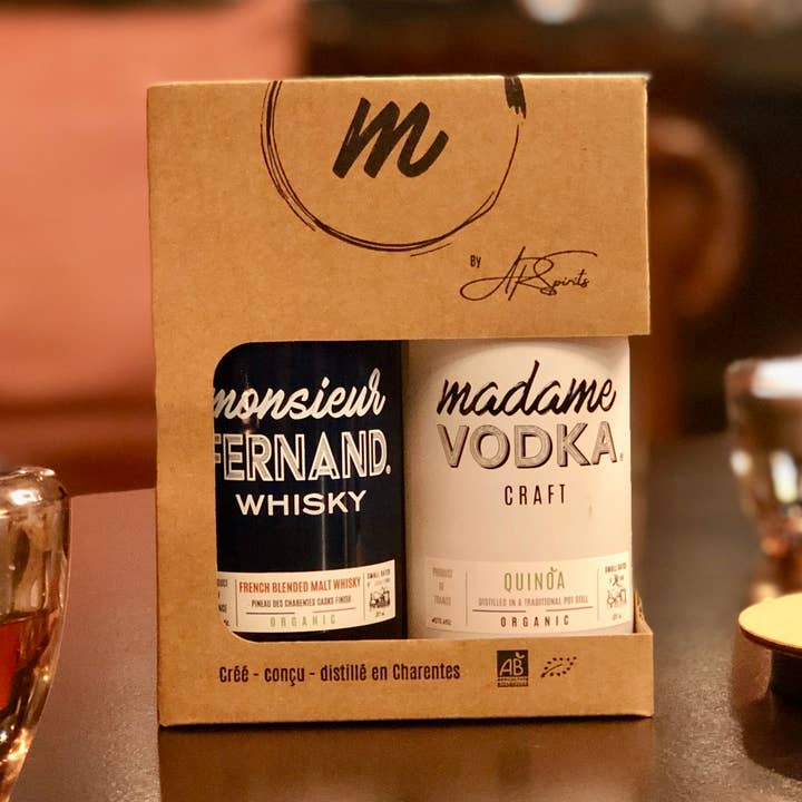 Geschenkset - Wodka und Whisky 20cl für den Großhandel von Maison AR.Spirits