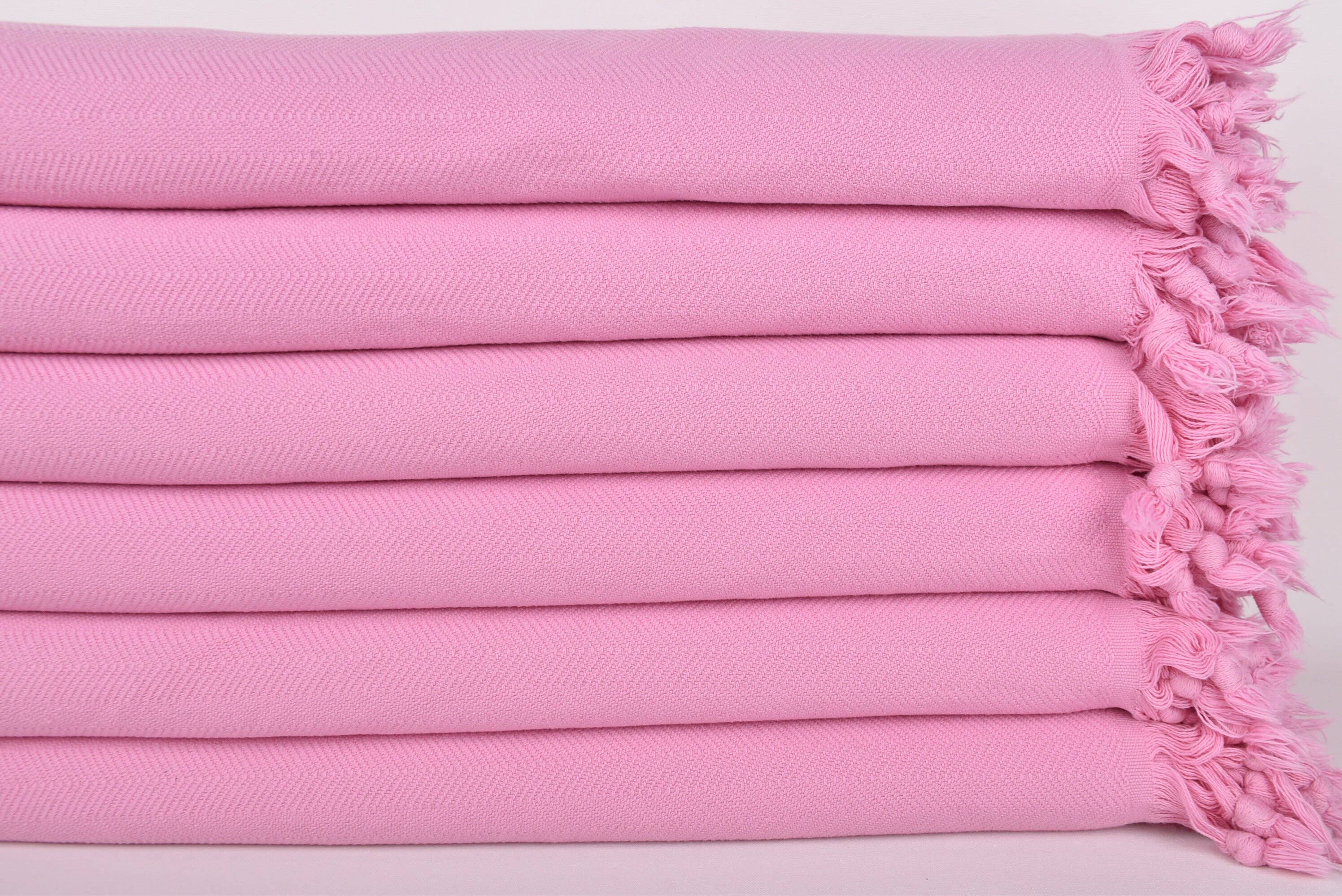 Organic Turkish Towels – Manta para sofá por atacado – Colcha Turca, Manta Rosa para Conforto Aconchegante2