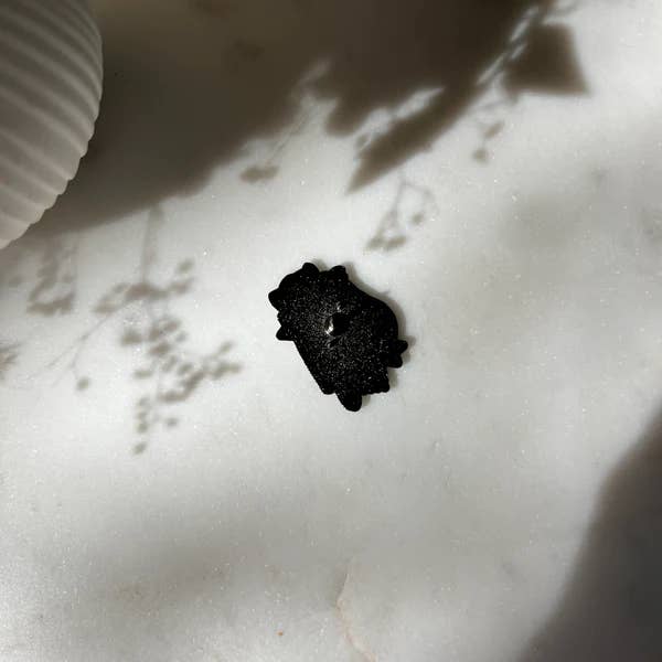 Lassoed Moon - Wholesale Lapel Pin/Button - Pasta Lover's Enamel Pin4