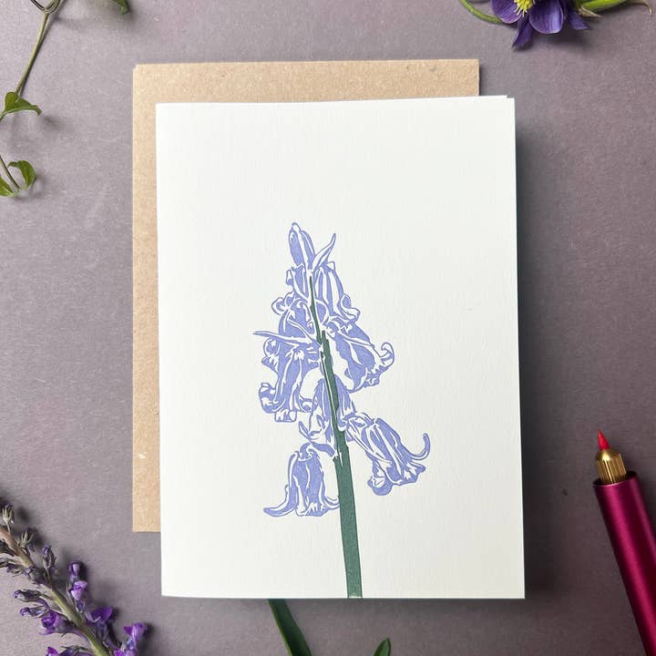 Penguin Ink - Wholesale Everyday Greeting Card - Bluebells Card0